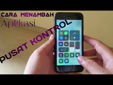 Cara menambahkan aplikasi ke pusat kontrol di Iphone