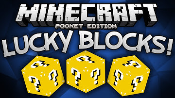 MCPE: How To Get Lucky Blocks On iOS!!! (No Jailbreak)