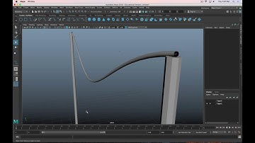 3D Basics in Maya - Extruding Along a Curve
