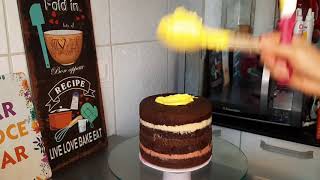 Bolo De Chantininho 2 Andares-Bolo Marsha E O Urso