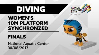 KL2017 29th SEA Games | Diving - Women's 10m Platform Synchro FINALS | 30/08/2017