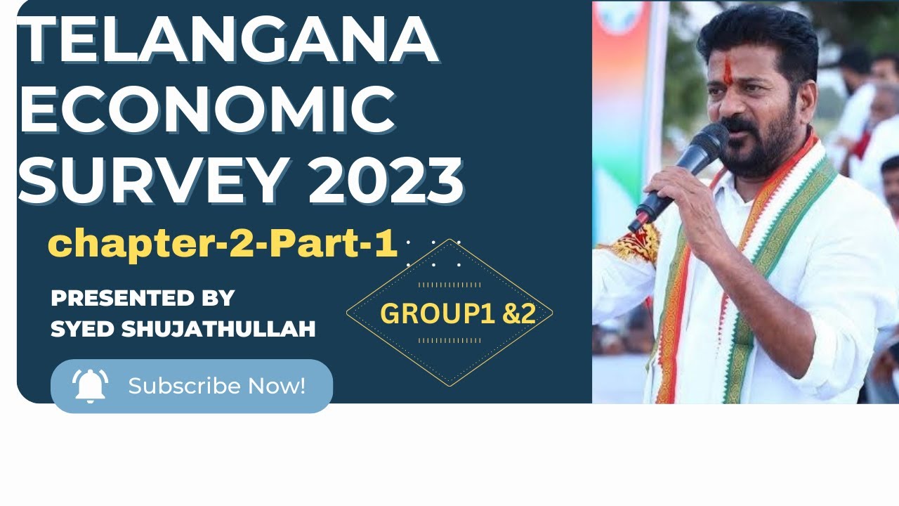 Telangana Economic Survey -2023-Chapter-2-Part-1 Macro-economic Trends.