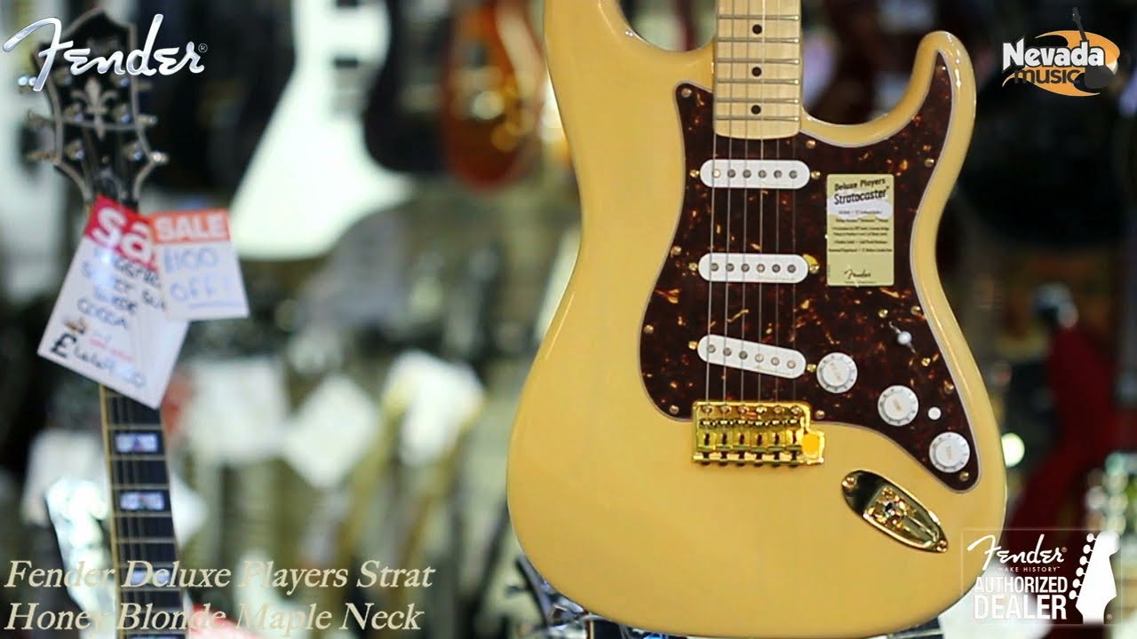 Fender Deluxe Players Strat in Honey Blonde - Quick Look