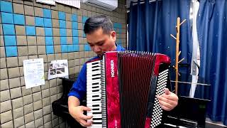 Video thumbnail of "[Accordion] The Entertainer ~ Scott Joplin"