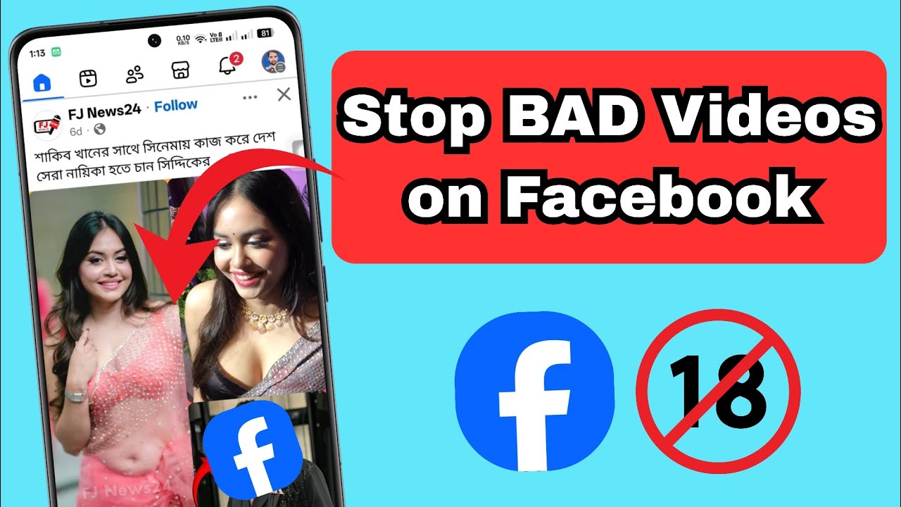 Facebook Inappropriate Video How to Stop Bad Videos on Facebook | Block Inappropriate Content Easily ...