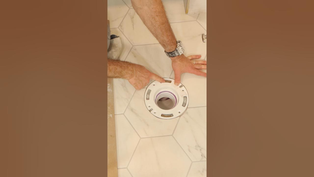 How to raise a toilet closet flange shorts youtube