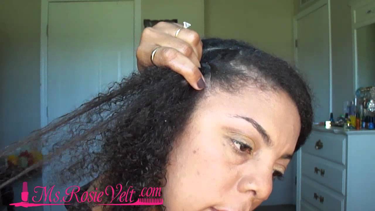 How I Two Strand Flat Twists Youtube