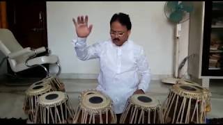 तबले से बजाया - जन गण मन | Tabla Tarang - India's National Anthem by Pandit Ram Krishna Bose