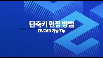 [ZWCAD 기능 TIP] CAD(캐드) 단축키/명령어(PGP) 편집 방법 #CAD단축키 #CAD명령어 #CAD기초