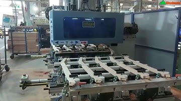 MÁY CNC MỘNG ÂM 10 Đầu ( 5x2) Woodmaster Khoan lắc mộng chạy rãnh Router hoàn thiện chân ghế