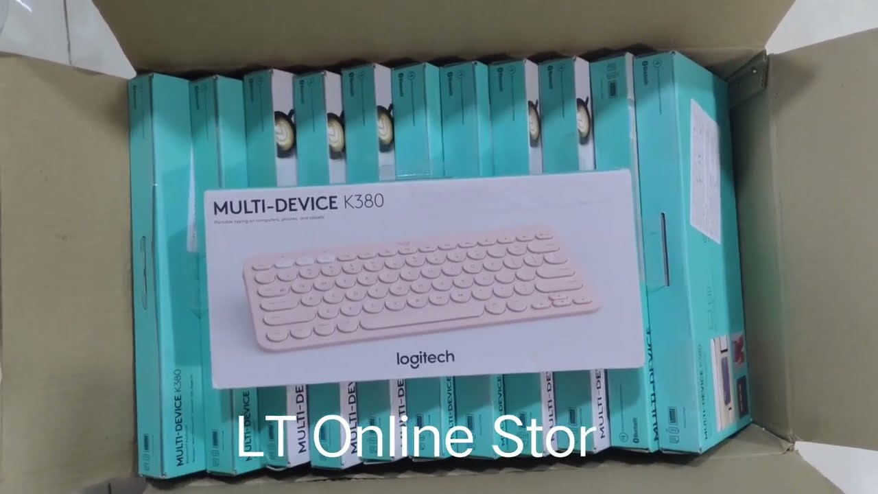 Logitech K380 Wireless Multi-Device Bluetooth Keyboard, Rose Gold