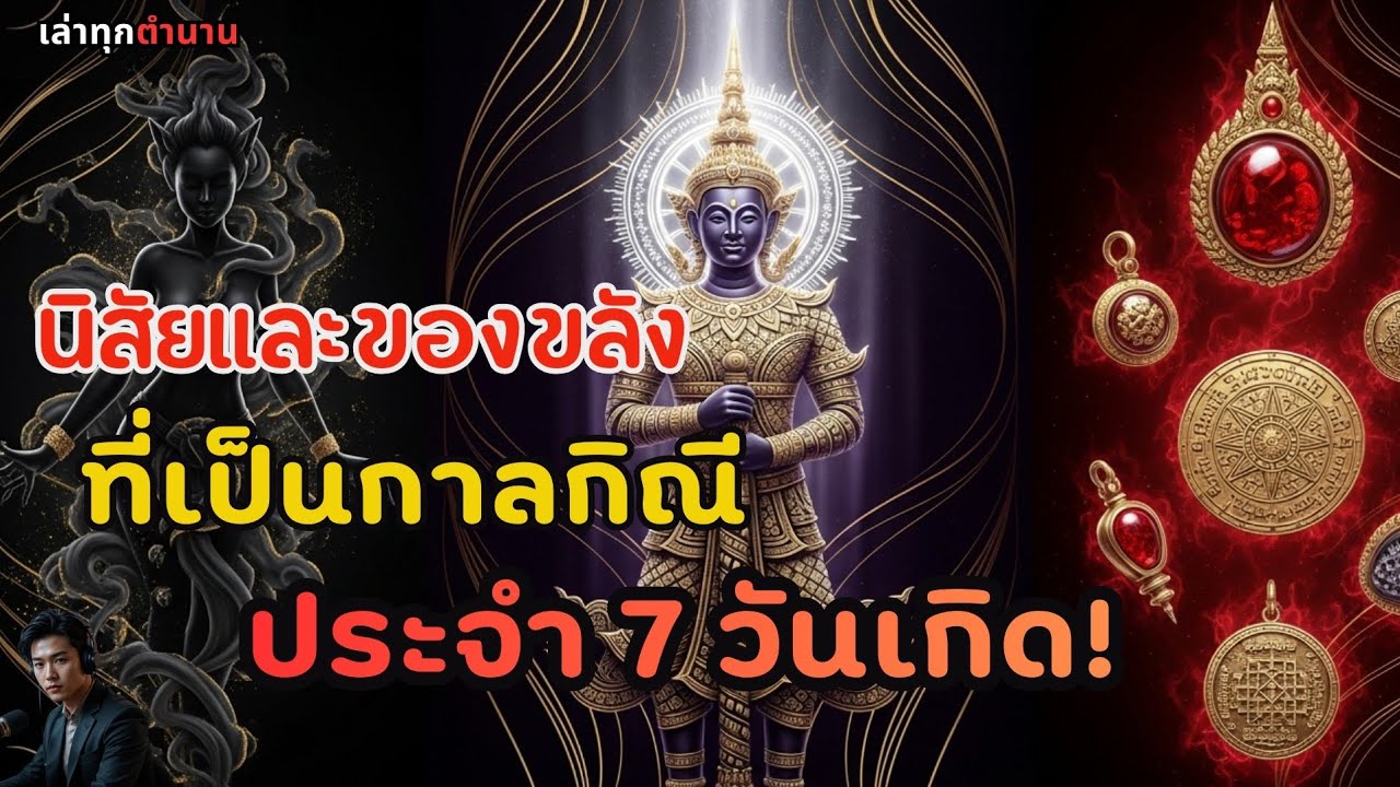 “ลักษณะนิสัยและของขลังที่เป็นกาลกิณีประจำวันเกิด” | “รู้ช้า ชีวิตพัง — กาลกิณีเลือกคุณแล้วหรือยัง?”