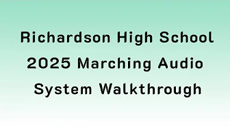2025 Marching Audio: Richardson High School
