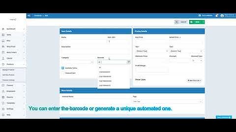 Adding products and services on Enerpize