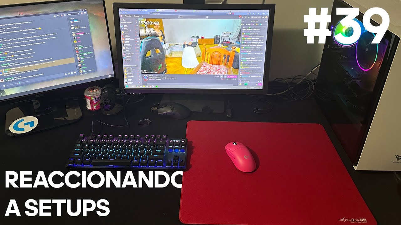 REACCIONANDO a SETUPS de SUSCRIPTORES #39 - YouTube