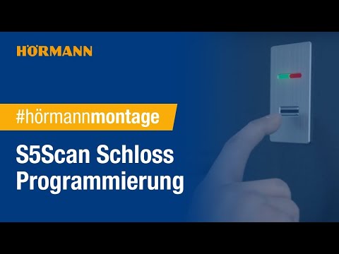 Der S5Scan für sichere Haustüren - Programmierung | Hörmann