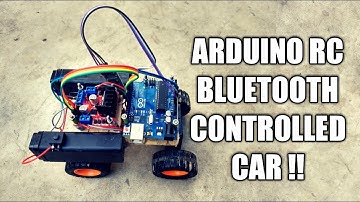 How to make a RC Bluetooth Car With Arduino  ?  Part 1 Arduino #4