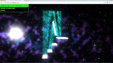 ROYGBIV 3D WebGL Engine - Collision of 10k particles