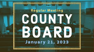 Arlington County Board Regular Meeting | January 21, 2023