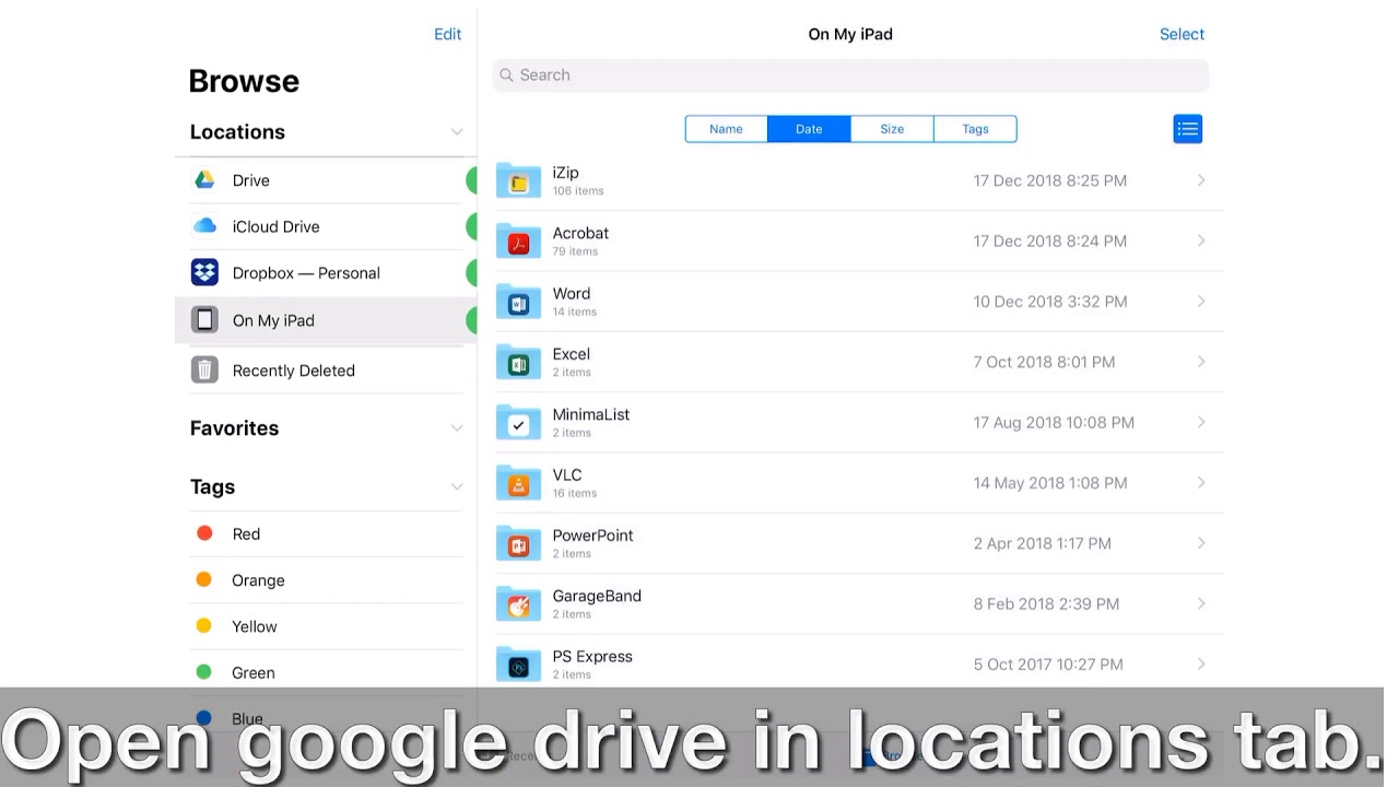 how to download pictures from google drive to ipad