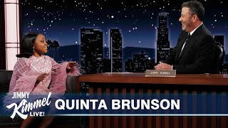 Full Quinta Brunson & Jimmy Kimmel on Emmys Controversy News