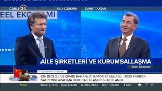 Y.k. Başkanımız Sn. Davut Doğanın Sektör Değerlendirmeleri 24 Tv Reel Ekonomi