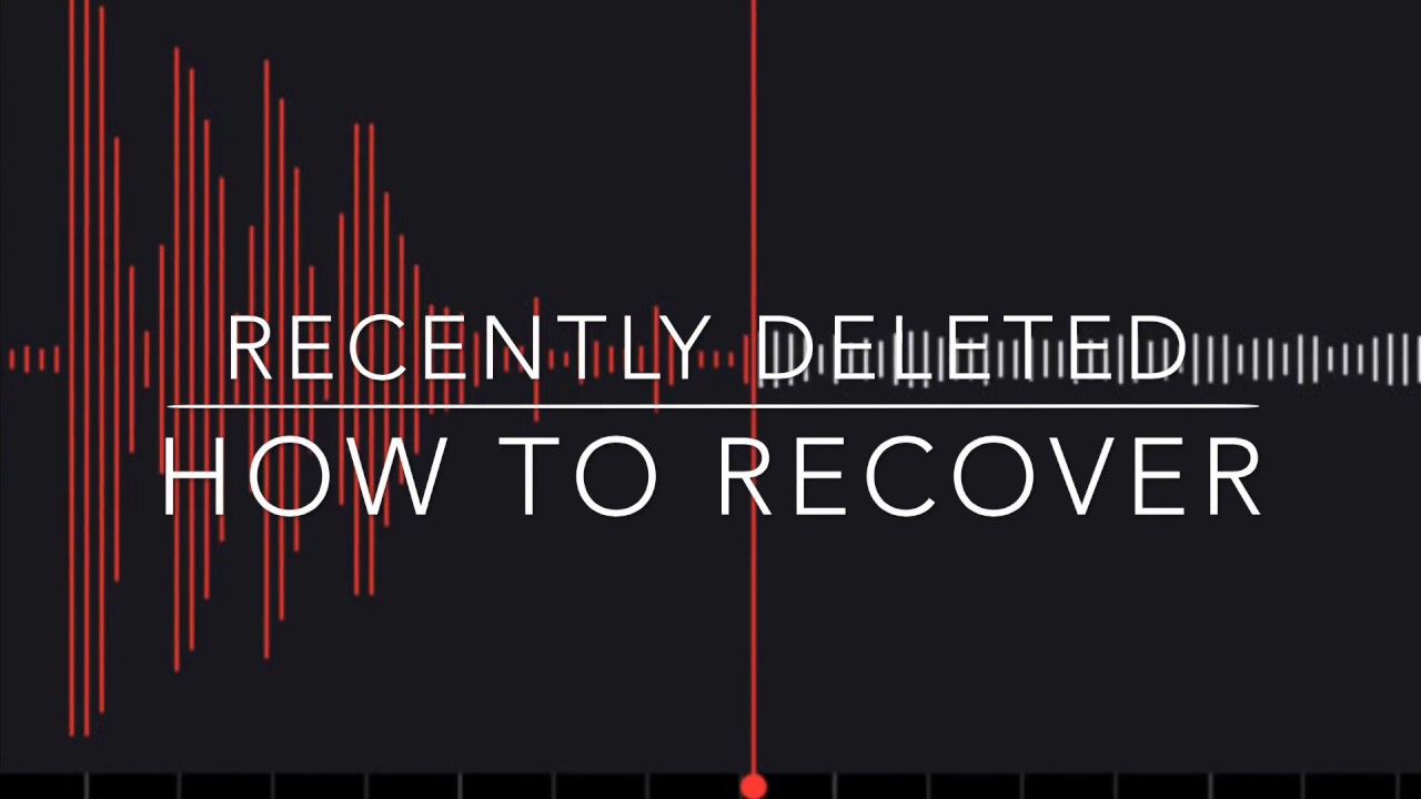 Recover Deleted Voice Memo Ios 12.0.1