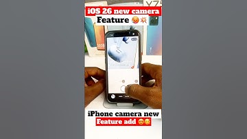 iOS 26 Update Camera Features Explained | iPhone New Camera Settings 2025 #iphonetips