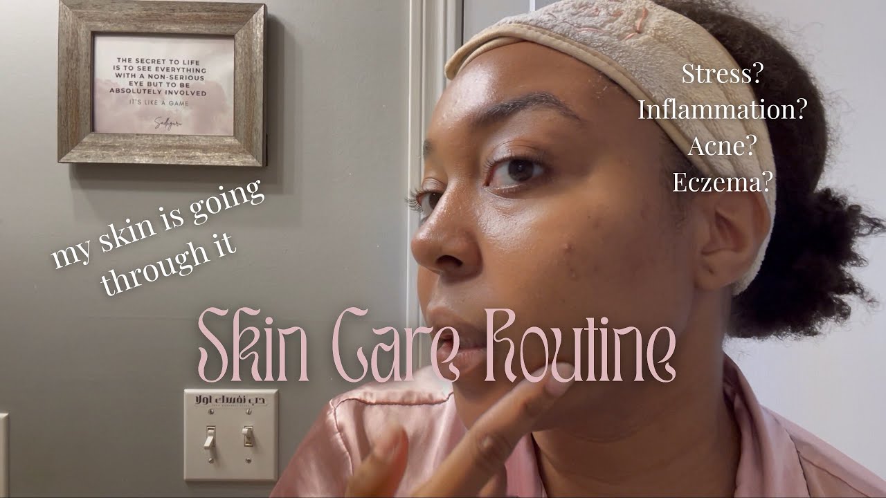 Skin Care Routine | Dry Acne Prone Skin - YouTube