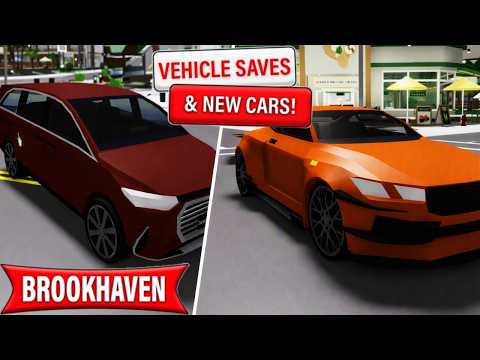 SNEAK PEEKS For The VEHICLE SAVES & NEW CARS UPDATE In Roblox Brookhaven🏡RP