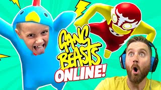 Gang Beasts ONLINE! KCity vs the Internet | KCity GAMING