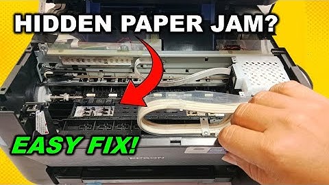 How to Remove a Paper Jam When You Can’t See It – Epson EcoTank & Similar Models