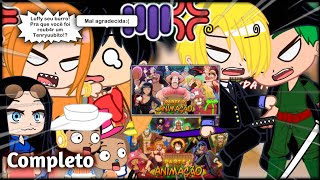 Chapéus de palha react AMIGO OCULTO DE ONE PIECE - PARTE 1 e 2  {COMPLETO} Voice makers