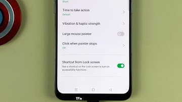 How to change application shortcuts from Lock screen on OPPO Reno2 F Android 11