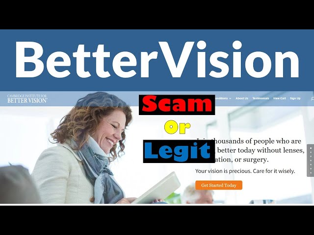 Better Vision Website Reviews | Is Visi Ultra Eye Supplement a SCAM or LEGIT?