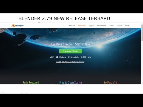Cara Instal Blender 2 79 (new release)