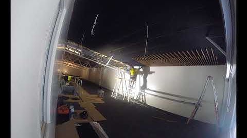 Click-on Battens Installation Time lapse