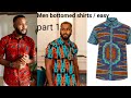 How to cut and sew men bottomed shirt