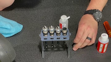 Bleeding shocks with emulsion caps.