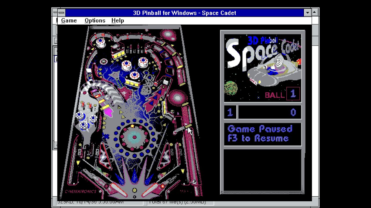 3D Pinball Space Cadet (from Windows XP) Download & Review