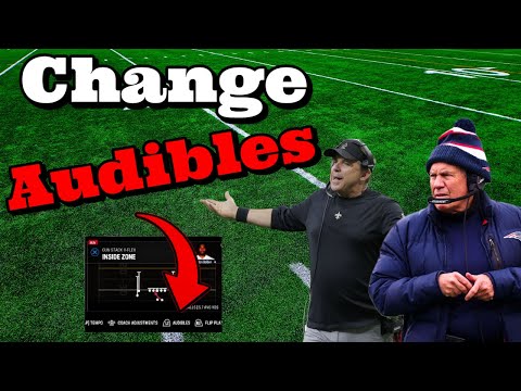 How To Change Your Audibles For Both Offense And Defense #madden23howto #madden23tips #madden23