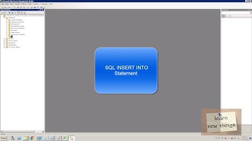 How to Insert On Table "SQL Server " SQL INSERT INTO Statement