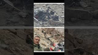 India's Cheetah Helicopter Crash in Mountain sector #news #defencenews #short  #cheetah #helicopter
