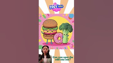 🍕 Odd One Out! Which Food Doesn’t Belong? | Puzzle for Kids #animation #cartoon #encanto #children