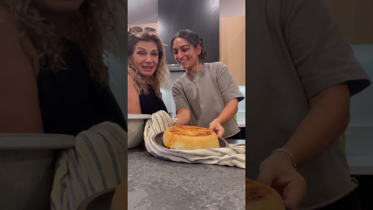 Attempting to impress a Persian mom.