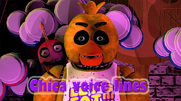 [SFM/FNaF] Chica voice lines ( Voice by Sparkleeze )