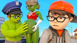 Brave Police officer NickHulk and Not Perfect Family - Scary Teacher 3D Police