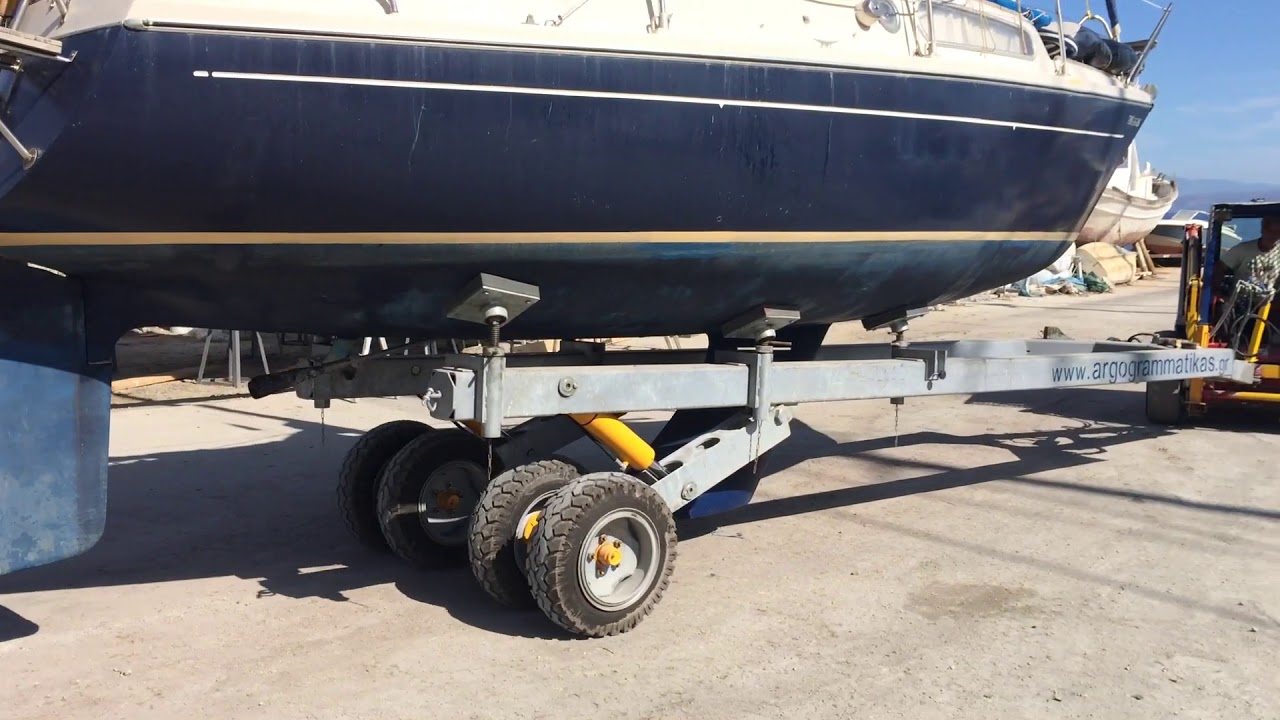 Hydraulic trailer 10ton YouTube