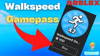 HOW TO MAKE A WALKSPEED GAMEPASS IN ROBLOX STUDIO! [2022]