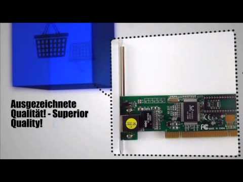 Gigabit LAN-Karte Realtek RTL8169SC RJ-45 PCI [9364] - m-ware.de - YouTube